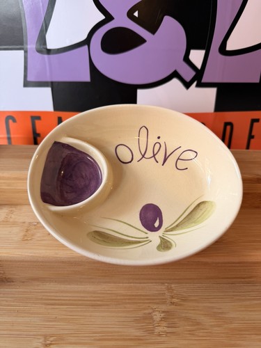 Divided olive serving - serving, dish