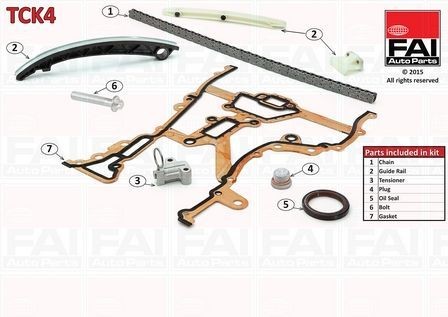 Fai timing chain - timing, kit