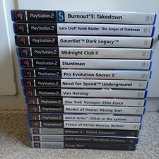 PS2 Game Bundle Joblot Of  15