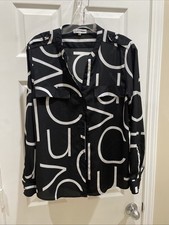 Calvin Klein Women Sz M Blouse
