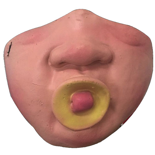 Baby with dummy mask - baby,