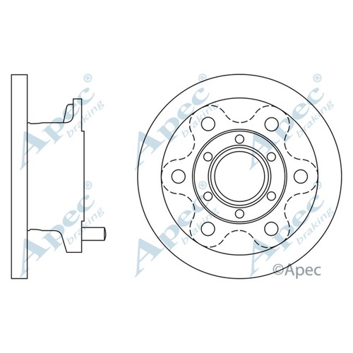 Brake discs solid for iveco - brake,