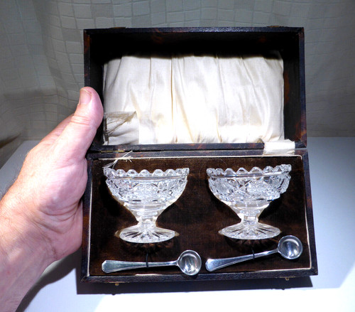 Art deco open salts cut - art,