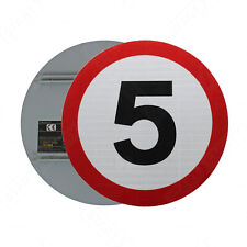 5 MPH Speed Limit Sign Road
