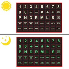 40PCS Car Luminous Button