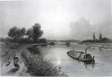England, PATH BY RIVER TRENT