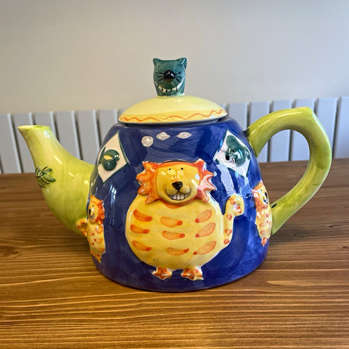 Vintage rayware cat and - cat,