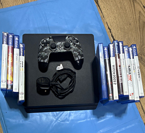 Sony playstation slim black - sony,