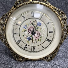 Vintage Clock Petit Point