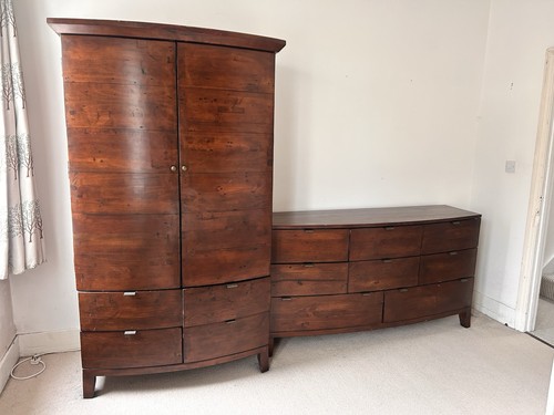 Wardrobe and chest drawers - chest,