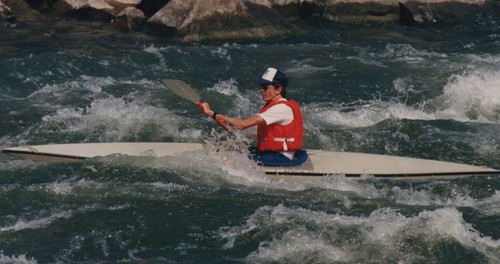1980s man kayak - 1980s,