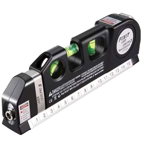Spirit level with laser - level,