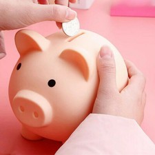 Piggy Bank Saving Coins Money Box Cash Fund Gift Plastic Pig Children Gift Toy
