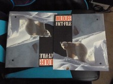 wild life fact files two manuals very nice condition and rare