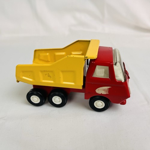 Tonka dump truck vintage red - vintage,