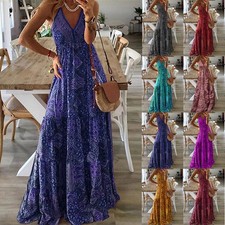 Boho Womens Summer Maxi Dress