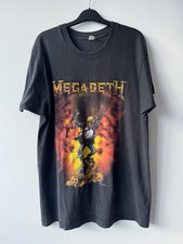 Vintage Megadeth Oxidation Of The Nations World Tour Mens Large T shirt Band Tee