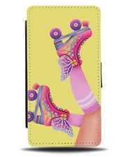 Pink Retro Roller Skates Flip