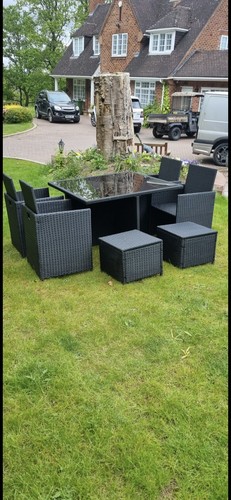 Peice ratten cube - cube, garden