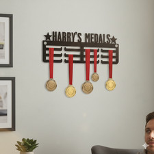 Personalised Christmas Gift for Medal Holder Medal Display Hanger Secret Santa