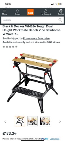 Black decker wm626 tough - black,