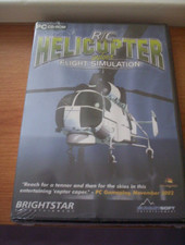 R/C Helicopter Indoor Flight Sim Pc cd-rom UK Pal Brand New Cellaphane Sealed