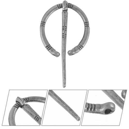Scarf clip viking cloak pin - scarf,