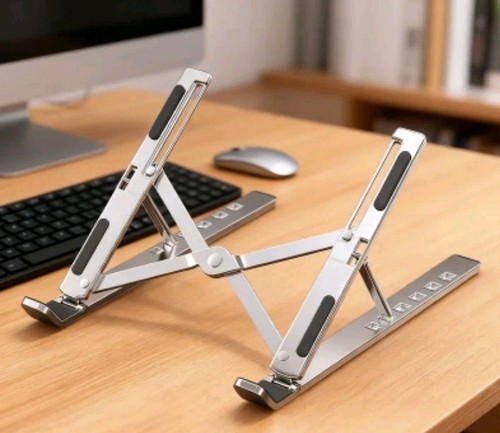 Foldable aluminum laptop stand - foldable,