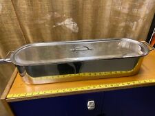 Stainless Steel Big Fish Poacher - Salmon Steamer, Slow Fish Cooker Marinate Pot