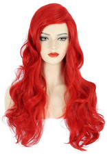 Women Long Wavy Red Wigs