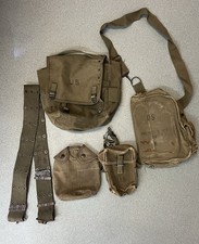 US Vietnam War M-1956 Webbing Pack Pouch Belt Bag Job Lot