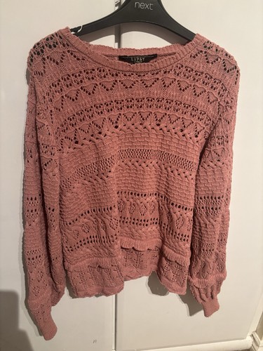 Lipsy pink crochet - pink, size
