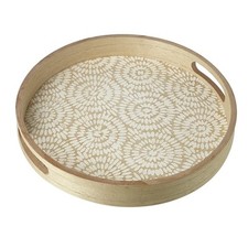 Wooden Circular Tray With
