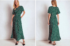 Boden Green Yoke Panel Maxi