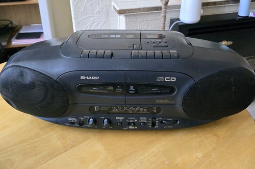 Sharp cd55 boombox stereo - sharp,