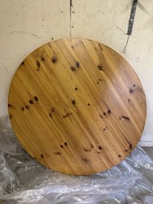 Solid Pine Round Table w/ 4