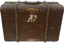 Vintage wooden suitcase - vintage, rustic
