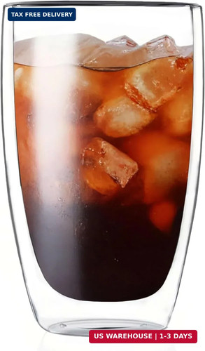 17oz double walled glass - walled,