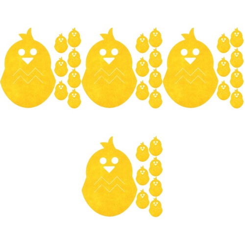 Easter holder set 32pcs yellow - 32pcs,