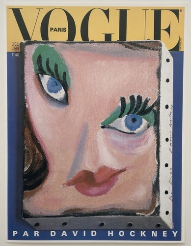 David hockney vintage vogue - david,