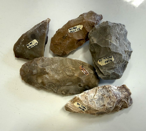 Stone flint knapping - stone,
