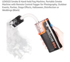 LENSGO Smoke B Portable Hand-Held Fog Machine Dry ice Smoke Effect Photo/video 