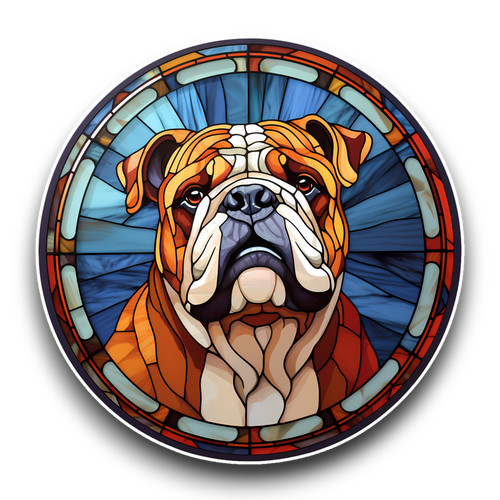 Large british bulldog puppy - bulldog,