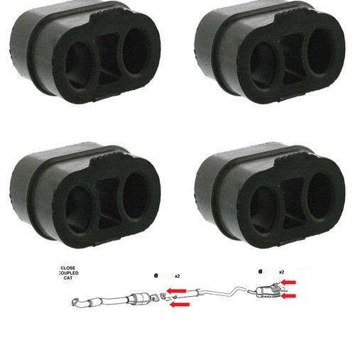 Exhaust rubber hanger - 4x,