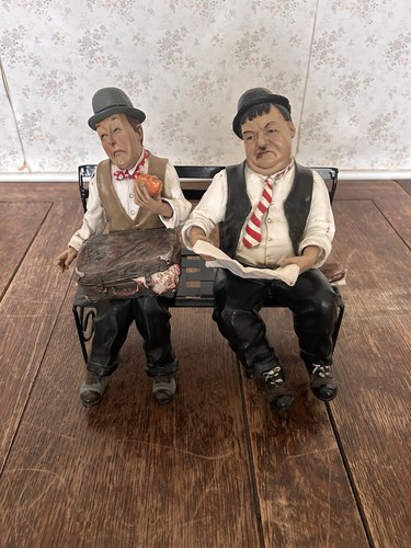 Laurel hardy figurine on - &,