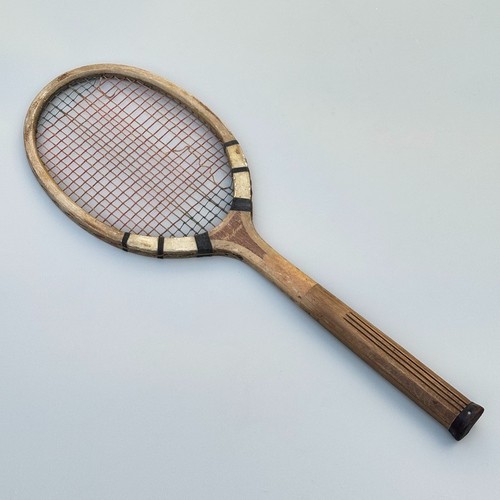 Antique tennis racket - antique, wooden
