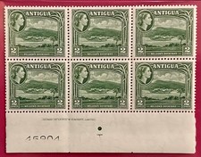 Vintage Antigua 1953 QEII Sc