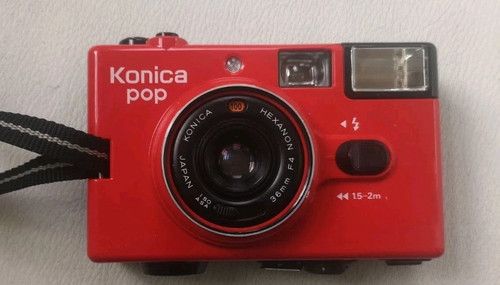Konica pop 35mm film camera - 35mm,