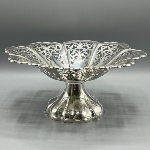 Antique silver plated pedestal - antique,
