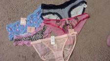 5 X  BOUX AVENUE ASSORTED  BRIEFS /SHORTS SIZE UK 8  NEW  RRP £54  BARGAIN